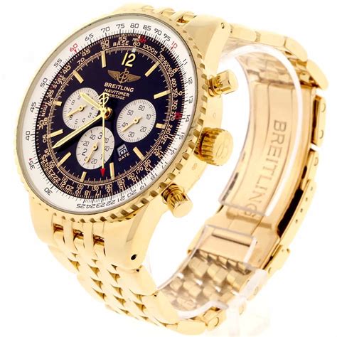 breitling navitimer world gold price|Breitling Navitimer price guide.